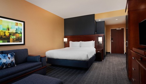 Standard Room, 1 King Bed with Sofa bed, Non Smoking (Mobility Accessible, Roll-in Shower)