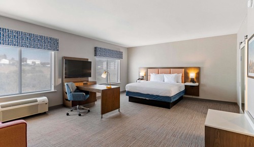 Studio, 1 King Bed, Accessible (Mobility/Hearing, Roll In Shower)