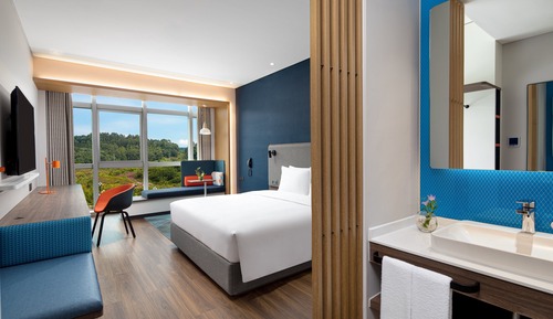 Standard Room, 1 King Bed, Courtyard View