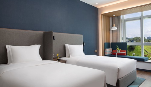 Standard Room, 2 Twin Beds, Courtyard View