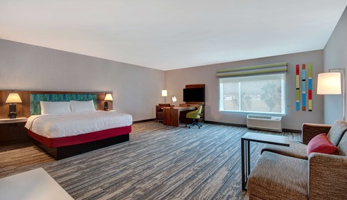 Studio, 1 King Bed (Mobility & Hearing, Roll-in Shower)