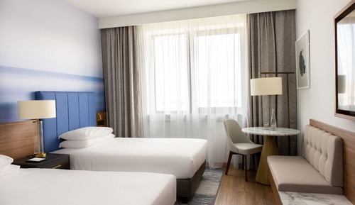 Deluxe Room, 2 Twin Beds, Non Smoking, Sea View