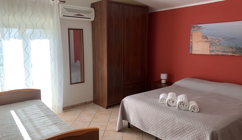Comfort Triple Room, 1 Bedroom, Balcony, Partial Sea View