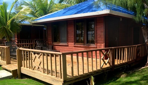 Basic Cabin, 1 Queen Bed, Ocean View, Beachfront
