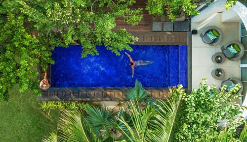 Villa, 2 Bedrooms, Private Pool, Beachfront (SO VIP, Living Room, Private Garden)