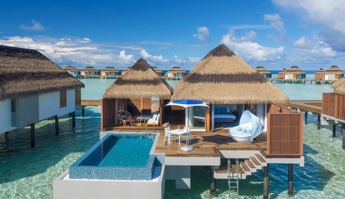 Villa, Private Pool, Overwater (Sunset Ocean)
