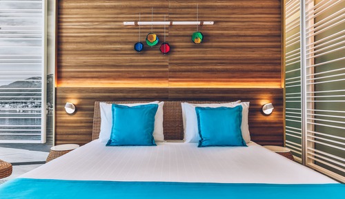 Deluxe Double Room, Partial Sea View