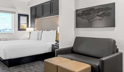 Suite, 1 King Bed, Accessible, Refrigerator & Microwave (with Sofabed)