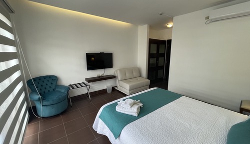 Superior Double Room, 1 Queen Bed with Sofa bed, Refrigerator, Pool View
