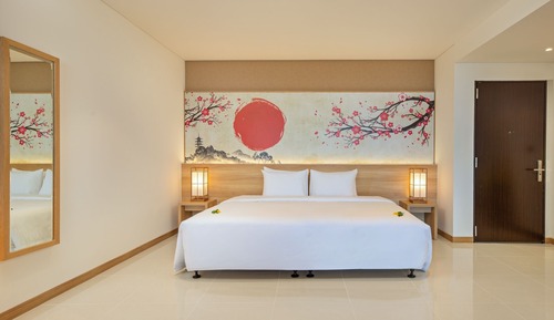 Family Room Panoramic Ocean View - Onsen, Water Park Inclusive