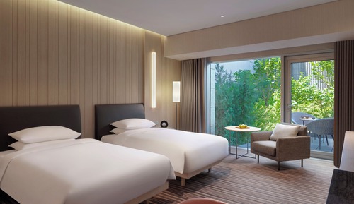 2 Twin Beds with Terrace