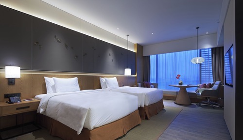 Standard Room, 2 Twin Beds, Business Lounge Access (High Floor)
