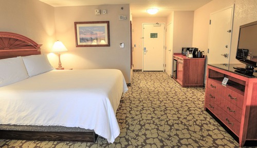 Room, 1 King Bed, Roll-in Shower