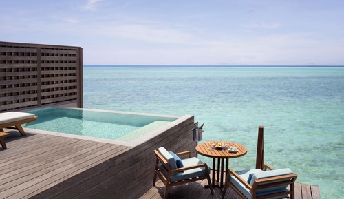 Over Water Pool Villa