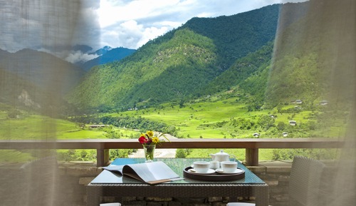 Room, View (Punakha Valley)