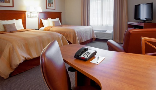 Studio Suite, 2 Queen Beds, Accessible (Mobility Tub)