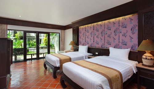 Deluxe Twin Room, 1 Bedroom, Garden View