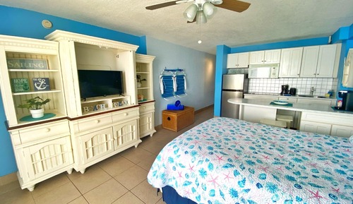 Panoramic Double Room, Kitchen, Ocean View