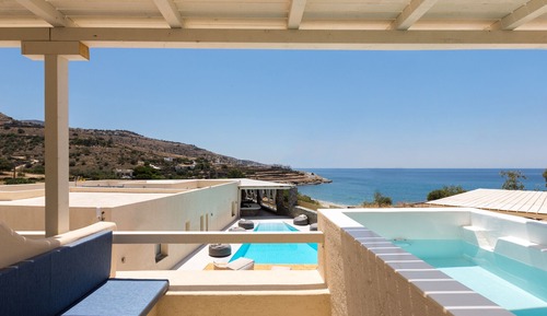 Comfort Double Room with side sea view and mini plunge pool