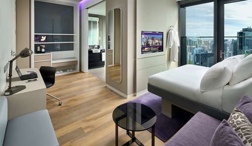 Room, 1 King Bed with Sofa bed (First with Deck)