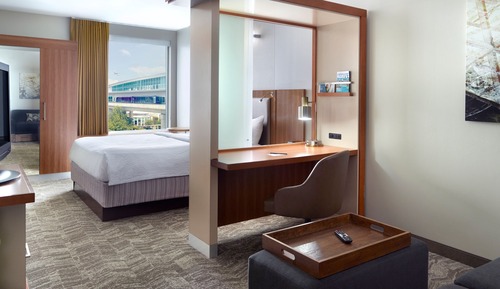 Suite, 1 King Bed with Sofa bed (Mobility/Hearing Accessible, Tub)