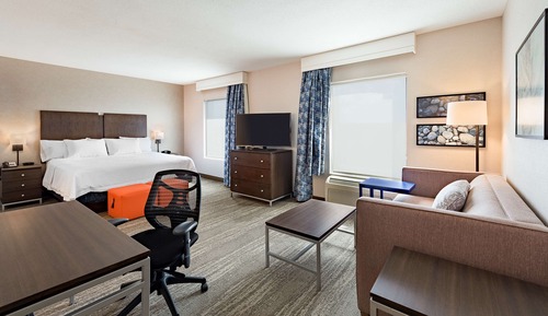 Suite, 1 King Bed, Accessible (Mobility, Roll-in Shower)