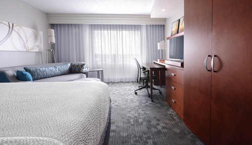 Room, 1 King Bed with Sofa bed (Mobility/Hearing Access, Roll-In Shwr)