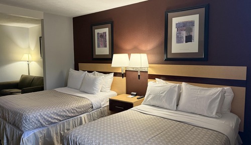 Standard Room, 2 Double Beds, Non Smoking, Refrigerator & Microwave (with Sofabed)