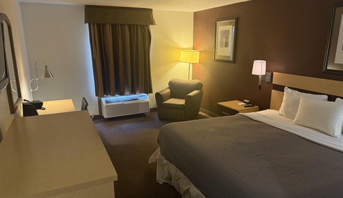 Standard Room, 1 King Bed, Non Smoking, Refrigerator & Microwave