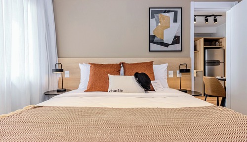 Apartamento 1 Dormi Superior Casal com sofá-cama