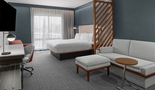 Suite, 1 King Bed with Sofa bed (Mobility Accessible, Tub)