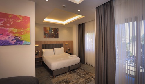 Deluxe Double Room, Balcony, City View