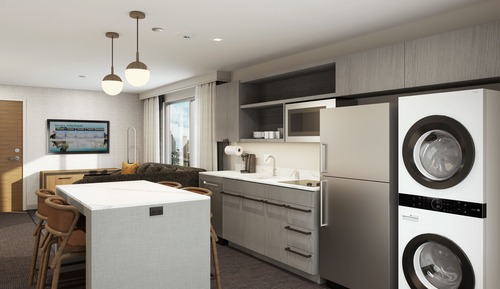 Suite, 1 King Bed, Accessible (Hearing, Washer & Dryer)