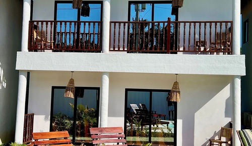 Deluxe Quadruple Room, Partial Sea View