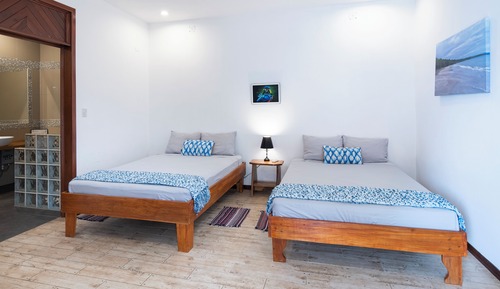 Standard Quadruple Room, 2 Double Beds, Pool View