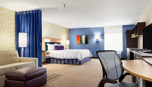 Suite, 1 King Bed, Accessible, Non Smoking (Roll-in Shower)