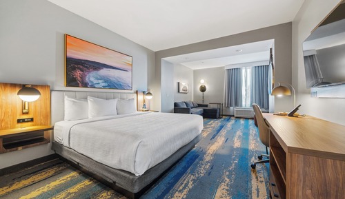 Suite, 1 King Bed, Accessible, Non Smoking (Roll-In Shower)