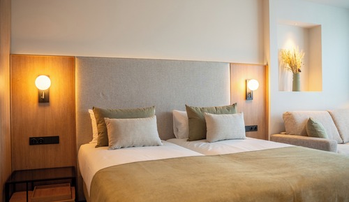 Deluxe Double or Twin Room, Balcony, Garden View