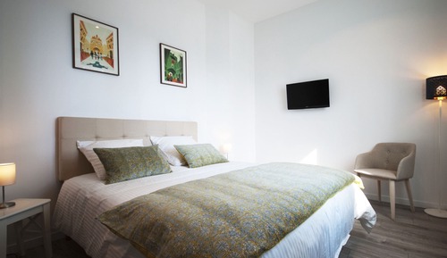 Standard Double Room, Private Bathroom, Garden View (Rosa)