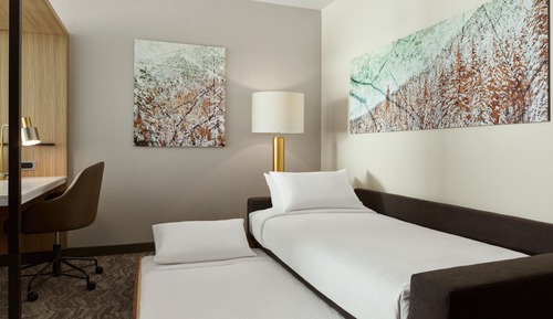 Suite, 1 King Bed with Sofa bed, Non Smoking, Mountain View (Hearing Accessible)