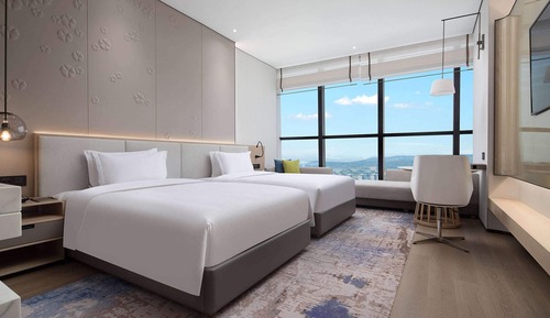 Deluxe Room, 2 Twin Beds, Non Smoking, City View
