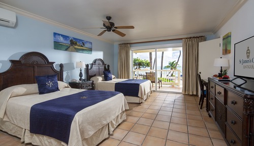 Room, 2 Double Beds, Beachfront