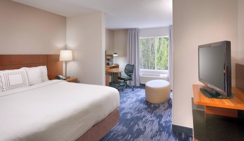 Suite, 1 King Bed with Sofa bed (Mobility/Hearing Accessible, Tub)