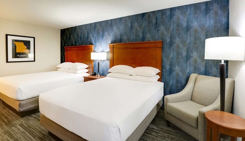Deluxe Room, 2 Queen Beds, Refrigerator & Microwave (Upper Floor)
