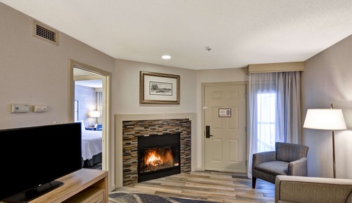 Suite, 2 Double Beds, Fireplace