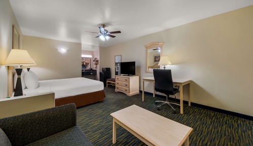 Standard Room, 1 King Bed, Non Smoking, Refrigerator & Microwave