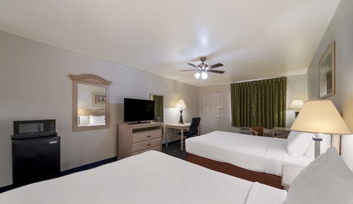 Standard Room, 2 Queen Beds, Non Smoking, Refrigerator & Microwave