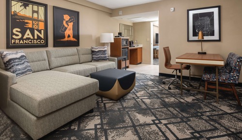 Suite, 2 Double Beds, Accessible (Roll-In Shower)