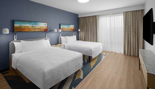 Suite, 2 Queen Beds, Accessible (Hearing)