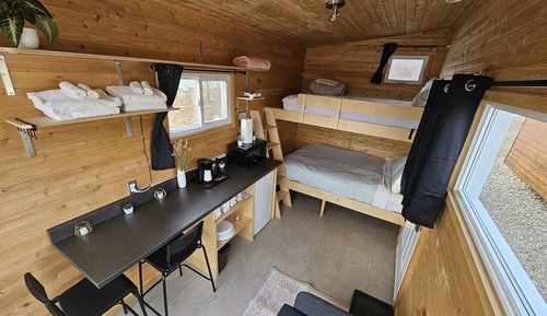Family Cabin, Shared Bathroom, Valley View